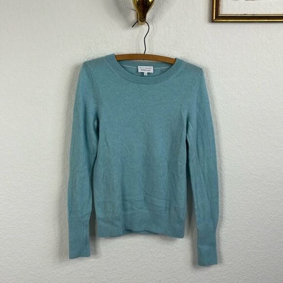White + Warren Essentials Cashmere Crew Neck Sweater - Picture 1 of 6